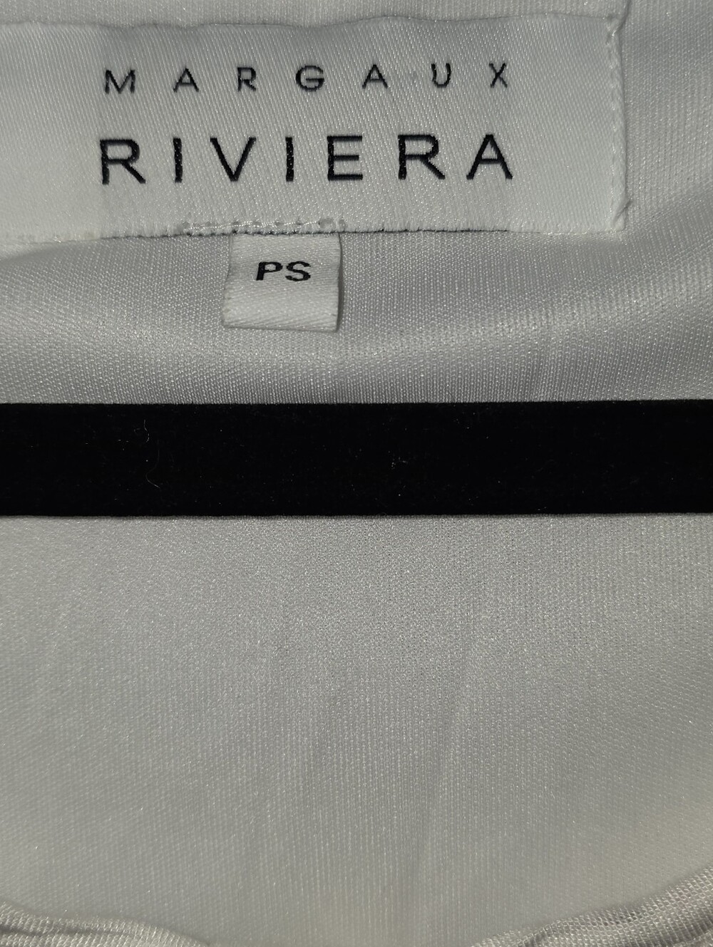 Margaux Riviera White Boho Puff Sleeve Tiered Mini Dress Petite Small - Picture 8 of 10